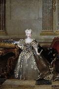 Nicolas de Largilliere Portrait of the Mariana Victoria of Spain, Infanta of Spain and future Queen of Portugal; eldest daughter of Philip V of Spain and his second wife Eli France oil painting artist
